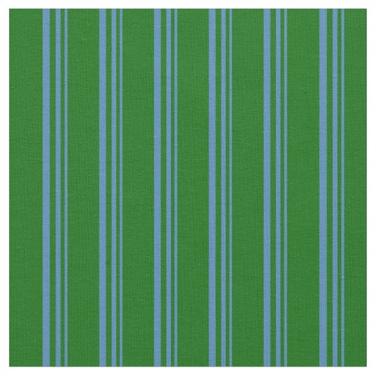 Tissu Motif bleu et vert foncé (Fermer)