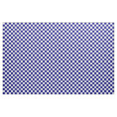 Tissu Motif bleu-foncé et blanc de damier (Yard)