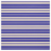 Tissu Motif bleu foncé et tan (Échantillon)
