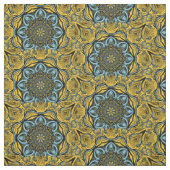Tissu Motif bleu gothique (Échantillon)
