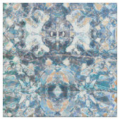 Tissu Motif Bleu Tan Bleu Tribal Classique (Fermer)