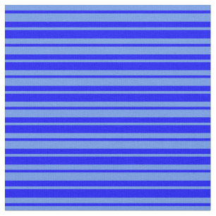 Tissu Motif Blue and Cornflower Blue Lines