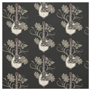 Tissu Motif Bouzouki