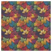 Tissu Motif brodé de automne (Échantillon)