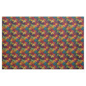 Tissu Motif brodé de automne (Fat Quarter)