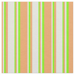Tissu Motif Brown, beige et vert