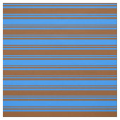 Tissu Motif Brown et bleu (Échantillon)