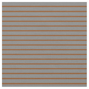Tissu Motif Brown et gris rayé/rayé