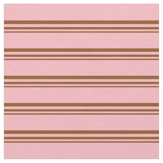 Tissu Motif Brown et rose clair (Fermer)