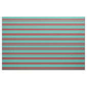 Tissu Motif Brown et Turquoise de Stripes (Fat Quarter)