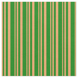 Tissu Motif Brown et vert