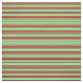 Tissu Motif Brown et vert clair rayé/bordé (Échantillon)