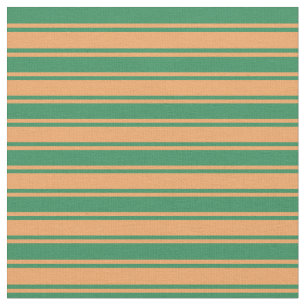 Tissu Motif Brown et vert mer