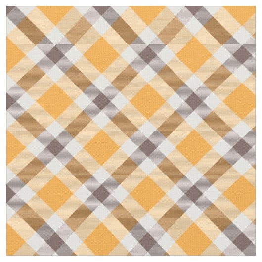 Tissu Motif Brown orange moderne (Fermer)