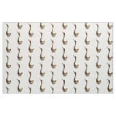 Tissu motif brun sur blanc (Fat Quarter)