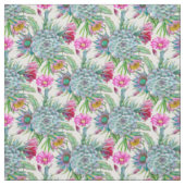Tissu Motif cactus (Échantillon)