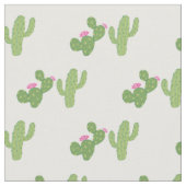 Tissu Motif Cactus couple (Fermer)