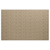 Tissu Motif café Brown et beige (Yard)