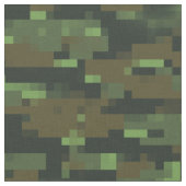 Tissu Motif Camouflage Camo Vert Pixelé (Fermer)