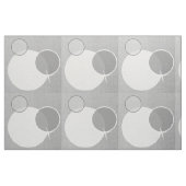Tissu Motif Cercle gris (Fat Quarter)