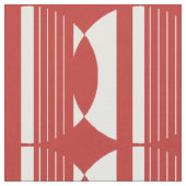 Tissu Motif Cercle rouge (Fermer)