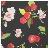Tissu Motif cerise 2 (Fermer)