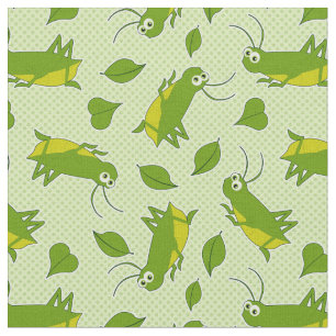 Tissu Motif chanceux de cricket
