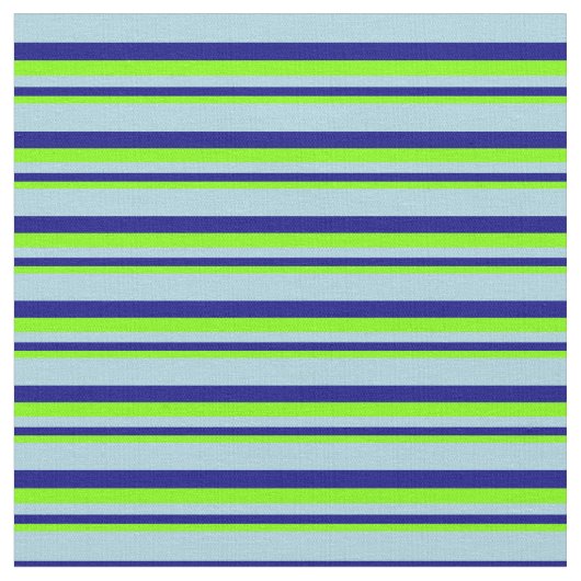 Tissu Motif Chartreuse, bleu et bleu clair (Fermer)