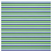 Tissu Motif Chartreuse, bleu et bleu clair (Échantillon)