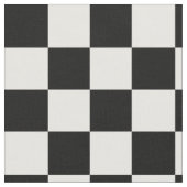 Tissu Motif Checkered blanc noir (Fermer)