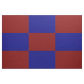 Tissu Motif Checkered rouge foncé et bleu de rectangles (Fat Quarter)