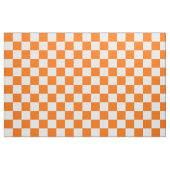 Tissu Motif chèque À damiers blanc orange (Fat Quarter)