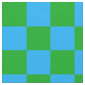 Tissu Motif chèque À damiers bleu vert (Fermer)