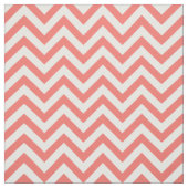 Tissu Motif chevron corail tendance (Échantillon)