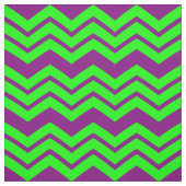 Tissu Motif chevron zigzag vert violet (Échantillon)