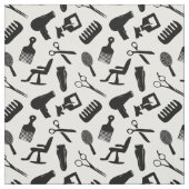 Tissu Motif chic de coiffeur (Échantillon)