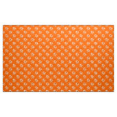 Tissu Motif Chrysanthemum - Orange (Yard)