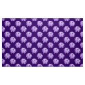 Tissu Motif Chrysanthemum - Violet profond (Fat Quarter)
