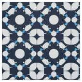 Tissu Motif circulaire abstrait avec des éléments géomét (Échantillon)
