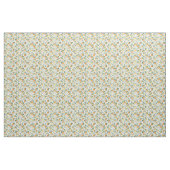 Tissu Motif Citron Et Orange (Yard)