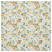 Tissu Motif Citron Et Orange (Échantillon)