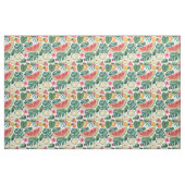 Tissu Motif Citron et Pastèque Tropicale (Fat Quarter)