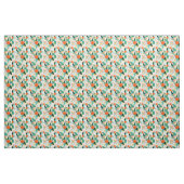 Tissu Motif Citron Tropical (Yard)