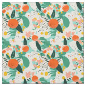 Tissu Motif Citron Tropical (Échantillon)
