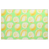 Tissu Motif citrons aquarelle (Yard)
