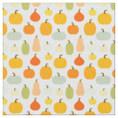 Tissu Motif citrouille coloré (fermé)