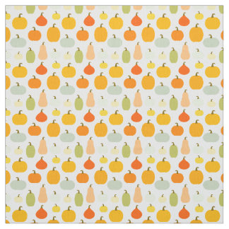 Tissu Motif citrouille coloré