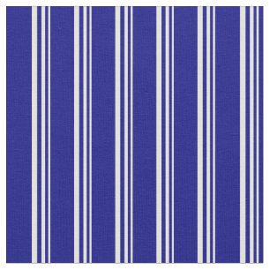Tissu Motif clair jaune et bleu