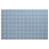 Tissu Motif classique bleu et blanc Chevron (Fat Quarter)