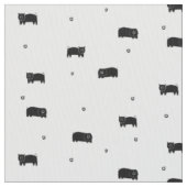 Tissu Motif Cochons et Pommes (fermé)